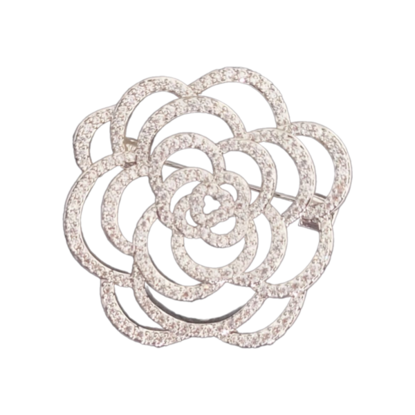 Silver brooch