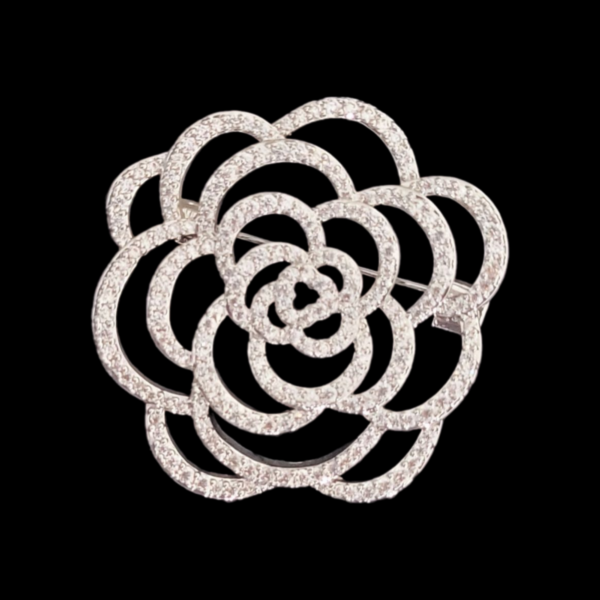 Silver brooch - Image 2