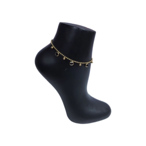 Gold-plated anklet