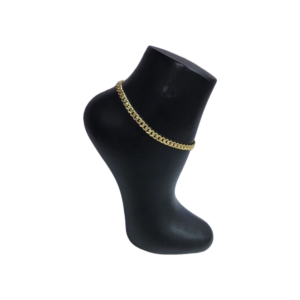 Gold-plated anklet