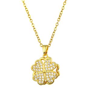 Gold-plated necklace wt dz
