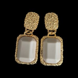 Gold-plated earrings wt dz