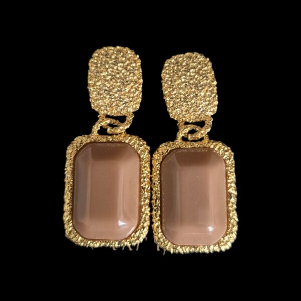 Gold-plated earrings wtdz