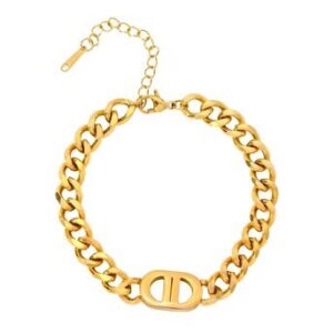 Gold-plated bracelet