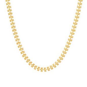 Gold-plated heart necklace