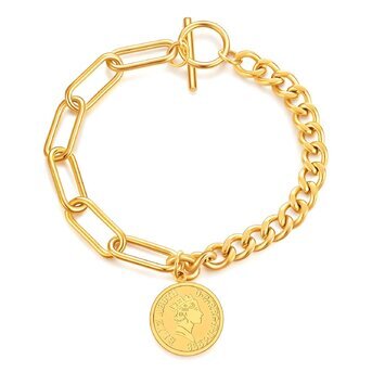 Gold-plated bracelet