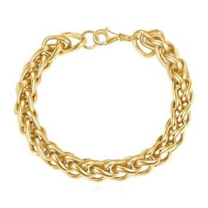 Gold-plated bracelet
