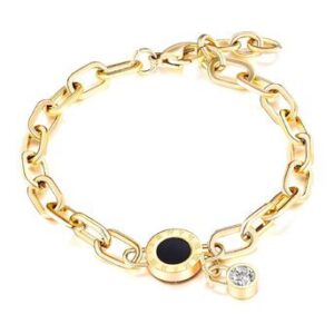 Gold-plated rom dz bracelet