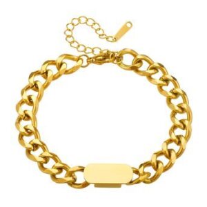 Gold-plated bracelet